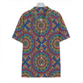 Colorful Bohemian Mandala Pattern Print Hawaiian Shirt