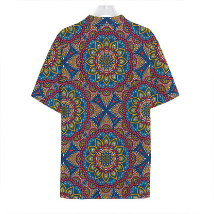 Colorful Bohemian Mandala Pattern Print Hawaiian Shirt