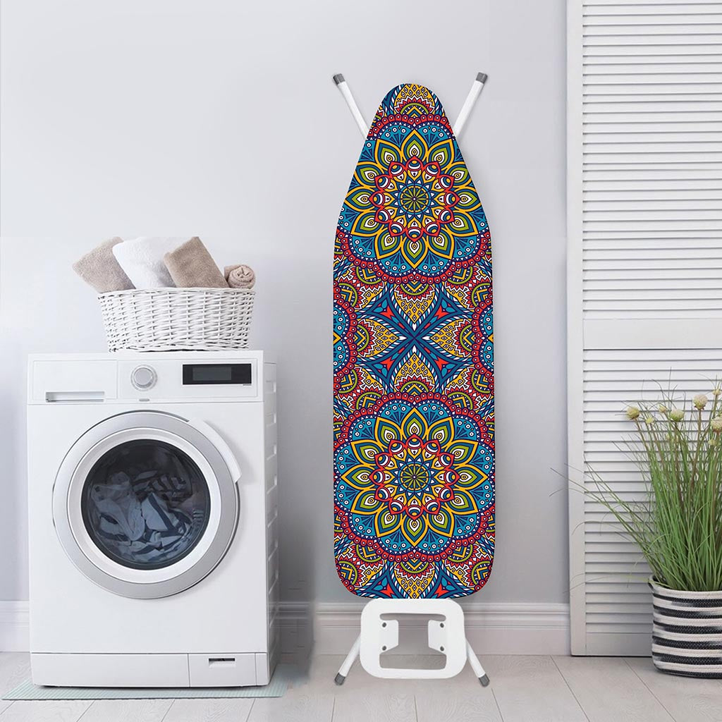 Colorful Bohemian Mandala Pattern Print Ironing Board Cover