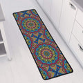 Colorful Bohemian Mandala Pattern Print Long Kitchen Mat