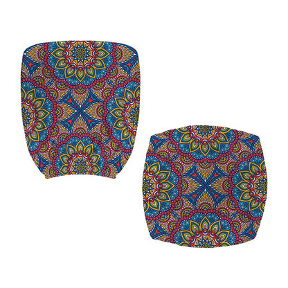 Colorful Bohemian Mandala Pattern Print Office Chair Cover