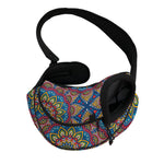 Colorful Bohemian Mandala Pattern Print Pet Sling Carrier