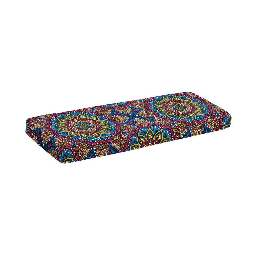 Colorful Bohemian Mandala Pattern Print Piano Keyboard Cover