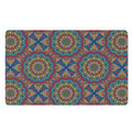 Colorful Bohemian Mandala Pattern Print Polyester Doormat