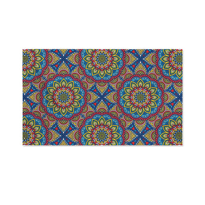 Colorful Bohemian Mandala Pattern Print Polyester Flag