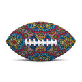 Colorful Bohemian Mandala Pattern Print Rugby Ball
