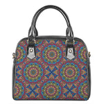 Colorful Bohemian Mandala Pattern Print Shoulder Handbag