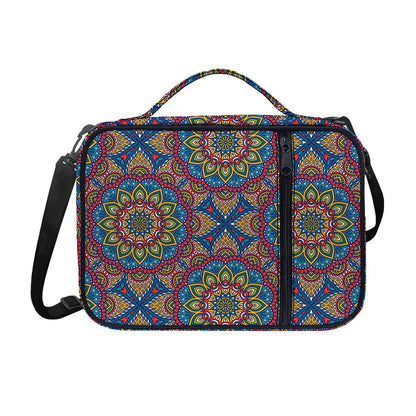 Colorful Bohemian Mandala Pattern Print Shoulder Strap Bible Bag