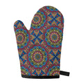 Colorful Bohemian Mandala Pattern Print Single Oven Mitt