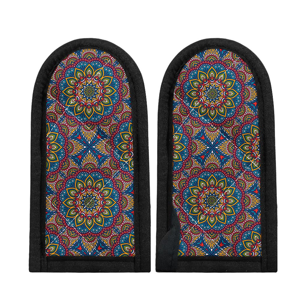 Colorful Bohemian Mandala Pattern Print Skillet Handle Cover
