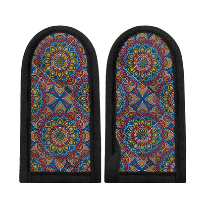 Colorful Bohemian Mandala Pattern Print Skillet Handle Cover