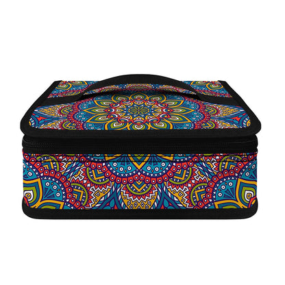 Colorful Bohemian Mandala Pattern Print Small Lunch Bag