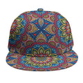 Colorful Bohemian Mandala Pattern Print Snapback Cap
