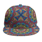 Colorful Bohemian Mandala Pattern Print Snapback Cap