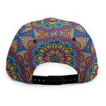 Colorful Bohemian Mandala Pattern Print Snapback Cap