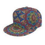 Colorful Bohemian Mandala Pattern Print Snapback Cap