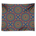 Colorful Bohemian Mandala Pattern Print Tapestry