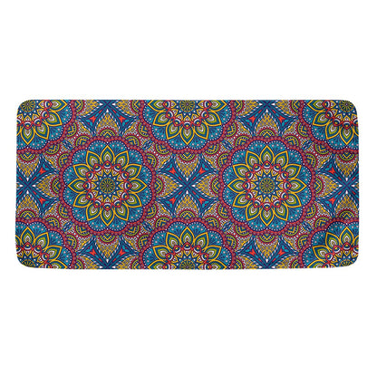 Colorful Bohemian Mandala Pattern Print Towel