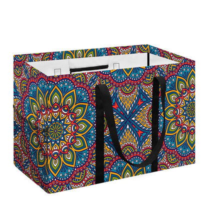 Colorful Bohemian Mandala Pattern Print Utility Tote Bag