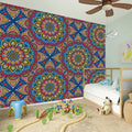 Colorful Bohemian Mandala Pattern Print Wall Sticker