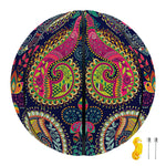 Colorful Boho Paisley Pattern Print Basketball