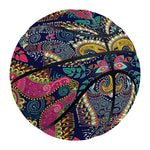 Colorful Boho Paisley Pattern Print Basketball