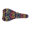 Colorful Boho Paisley Pattern Print Bicycle Seat Cover