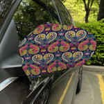 Colorful Boho Paisley Pattern Print Car Side Mirror Covers