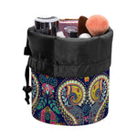 Colorful Boho Paisley Pattern Print Drawstring Makeup Bag