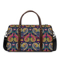 Colorful Boho Paisley Pattern Print Duffel Bag