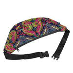 Colorful Boho Paisley Pattern Print Fanny Pack