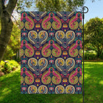 Colorful Boho Paisley Pattern Print Garden Flag