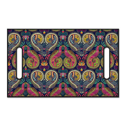 Colorful Boho Paisley Pattern Print Golf Cart Seat Cover