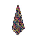 Colorful Boho Paisley Pattern Print Hand Towel