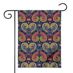Colorful Boho Paisley Pattern Print House Flag