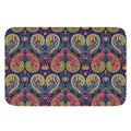 Colorful Boho Paisley Pattern Print Indoor Door Mat