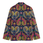 Colorful Boho Paisley Pattern Print Men's Blazer