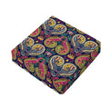 Colorful Boho Paisley Pattern Print Outdoor Seat Cushion Cover