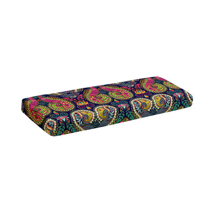 Colorful Boho Paisley Pattern Print Piano Keyboard Cover