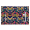 Colorful Boho Paisley Pattern Print Placemat