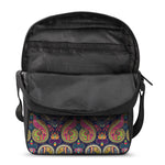 Colorful Boho Paisley Pattern Print Rectangular Crossbody Bag
