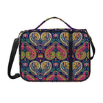 Colorful Boho Paisley Pattern Print Shoulder Strap Bible Bag