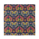 Colorful Boho Paisley Pattern Print Silk Bandana