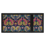Colorful Boho Paisley Pattern Print Trifold Wallet
