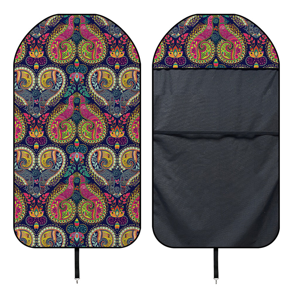 Colorful Boho Paisley Pattern Print Waterproof Car Seat Cover