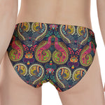 Colorful Boho Paisley Pattern Print Women's Panties