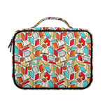 Colorful Books Pattern Print Briefcase Bible Bag