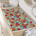 Colorful Books Pattern Print Changing Pad Cover