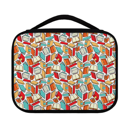 Colorful Books Pattern Print Classic Bible Case