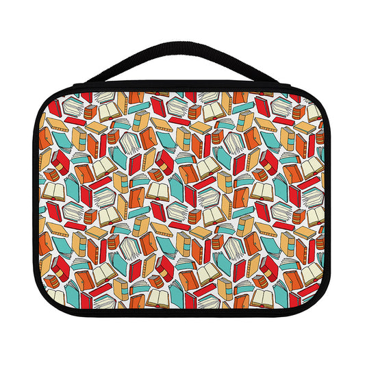 Colorful Books Pattern Print Classic Bible Case